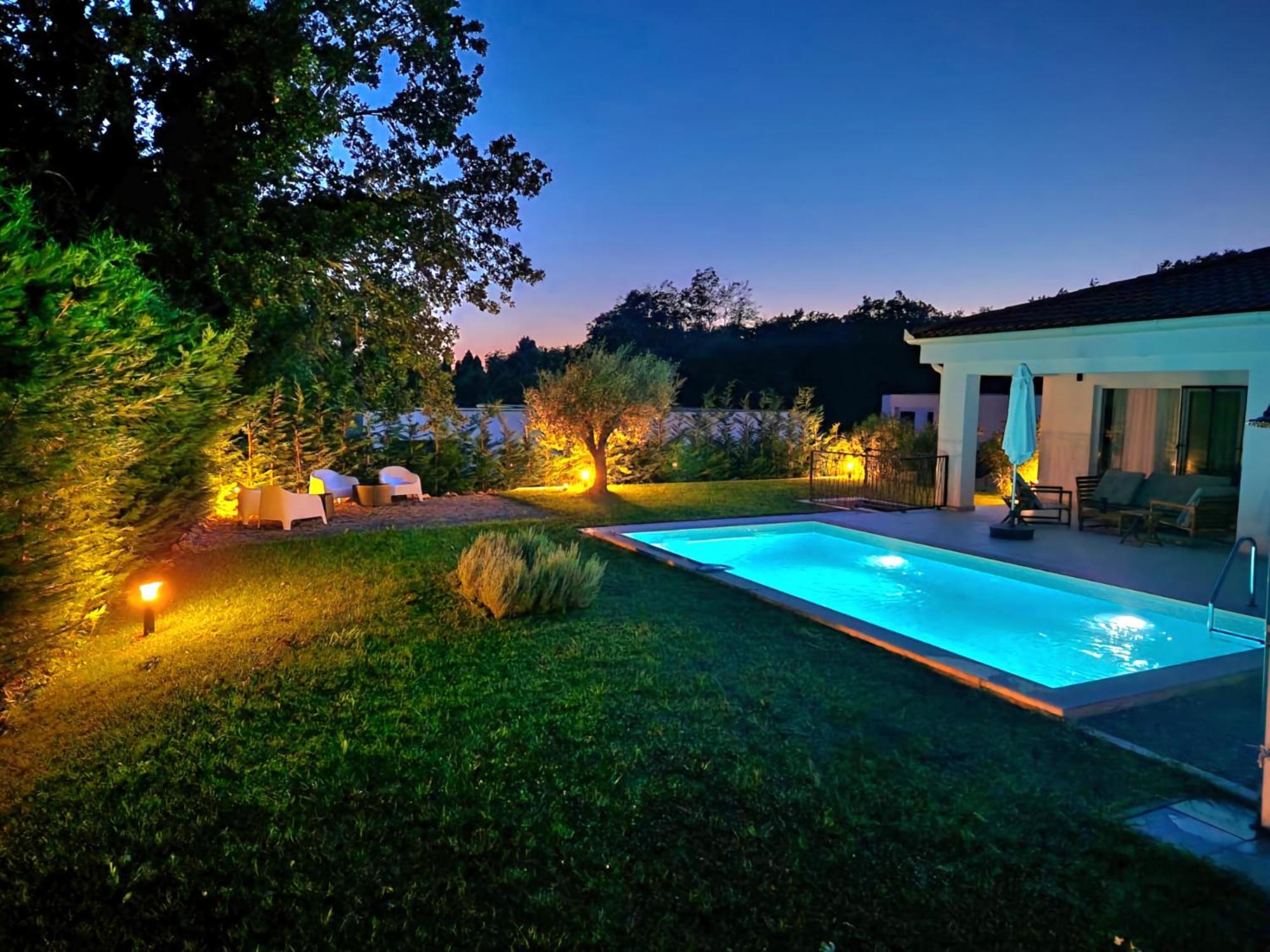 Villa Destiny Nedescina, Istrien, Kroatien Exteriör bild